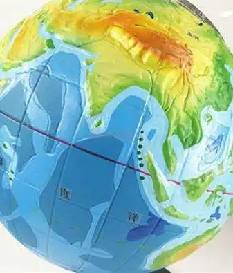 Earth internal structure model three-dimensional globe model 32cm teaching instrument junior high school geography teaching aid