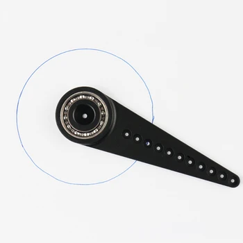 

ALLSOME Mini Drawing Ruler Woodworking Alloy Compass Multi-function Circle Drawing Kits