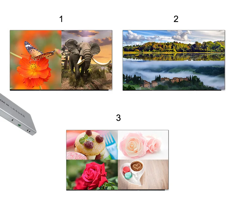 4K HDMI 8x1 Quad мультипросмотрщик 8 в 1 выход бесшовный переключатель 4x1 мультипросмотрщик PIP изображение дисплей экран разделитель конвертер