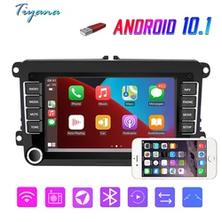 Radio con GPS para coche, reproductor multimedia con Android, 7 pulgadas, pantalla grande, Carplay inalámbrico, Bluetooth, para Bmw E46, Ford Focus 5