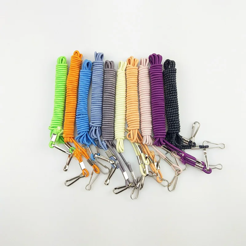 Fish Pole Rod Protector Elastic Rubber Rope Line Fishing Tackle Safty Lanyard Multifunction Outdoor Tool 1PCS