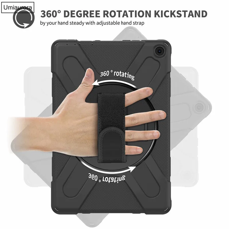 Tablet-Hülle für Kindle Fire 8 10 HD8 HD10 Plus 2020 2021, robuste, stoßfeste Silikonhülle für Kinder für HD 7 2017_voghion.com
