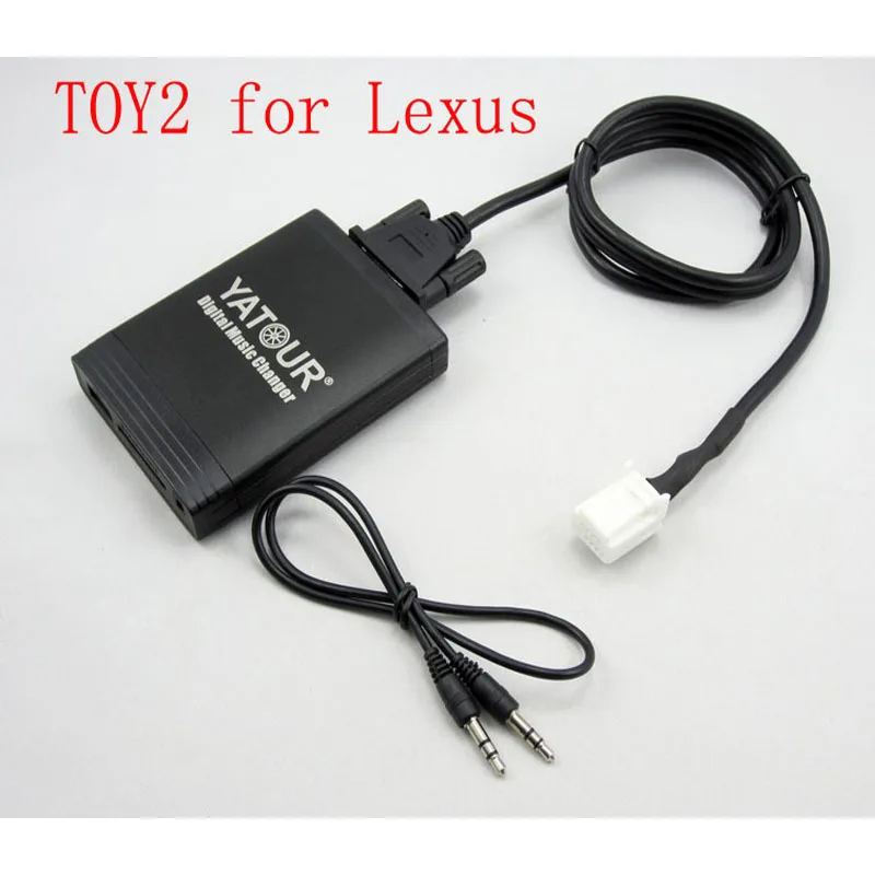 Yatour Digital Music Changer for Lexus ES300 IS200 LS430 LX470 SC430 RX300 RX400h 04-11 Car stereo USB SD MP3 Bluetooth Adapter