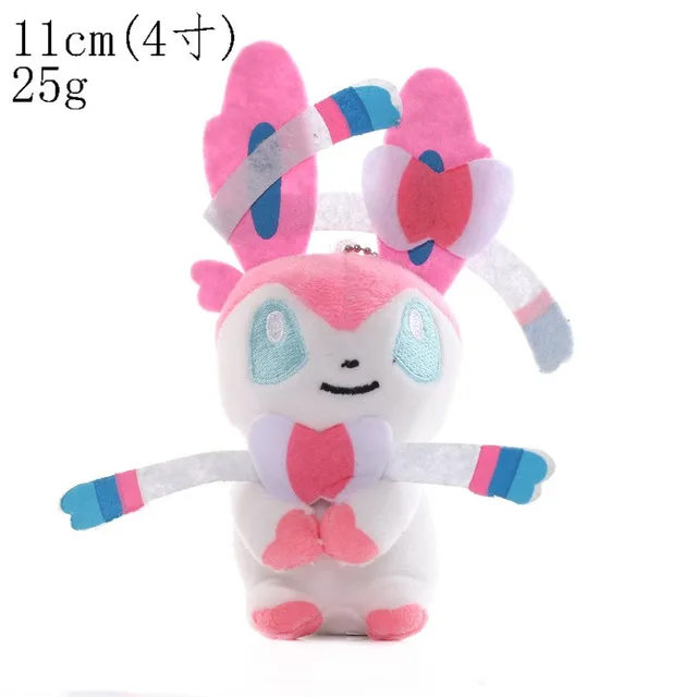 11 13cm Pokemon Plush Pikachu Eevee Squirtle Charmander Bulbasaur Cute Cartoon Anime Figures Plush Dolls Keychain Xmas Kids Gift Movies Tv Aliexpress