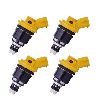 

Set Of 4 Fuel Injector Nozzles For 2004 - 2012 Subaru Impreza STI WRX 2.5L Turbocharged 16600-AA170