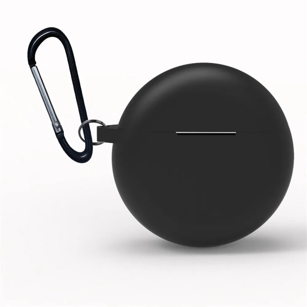Силиконовый защитный чехол для наушников для HUAWEI Freebuds 3, Bluetooth, зарядный чехол для наушников с пряжкой против потери