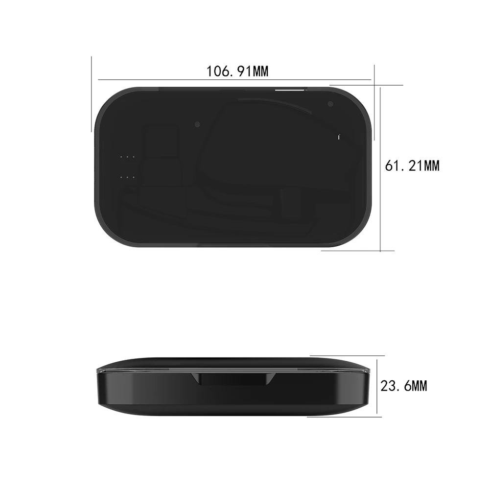 Replacement Storage Protective Bluetooth Headset Accessories Compact Charge Case USB Interface Plastic Audio For Voyager Legend