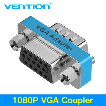 

Vention VGA Coupler 15 Pin VGA Male to VGA Feamle Adapter HD15 Female to Female Gender with Gold-Plated for PC TV SVGA Adapter