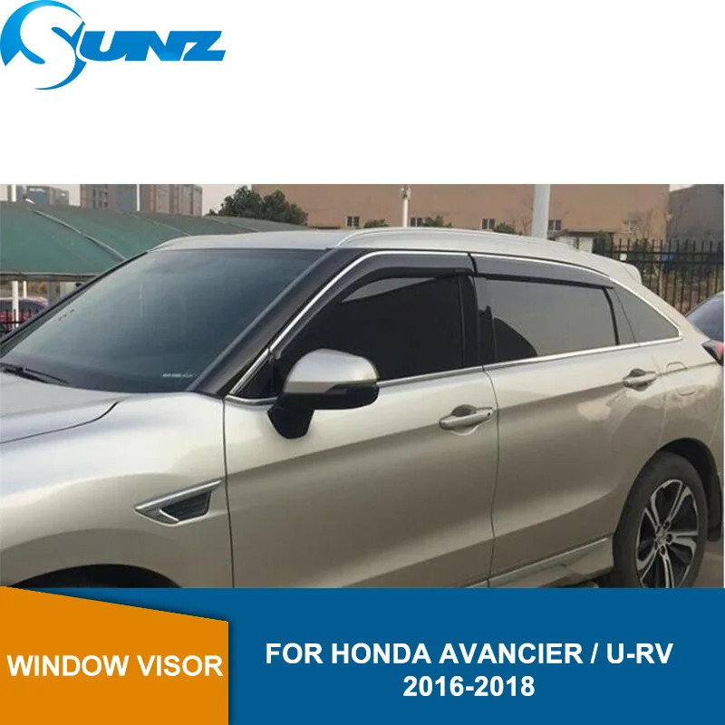 

Window Visor deflector Rain Guard For Honda Avancier 2016 2017 2018 Car window rain protector For Honda U-RV 2016-2018 SUNZ