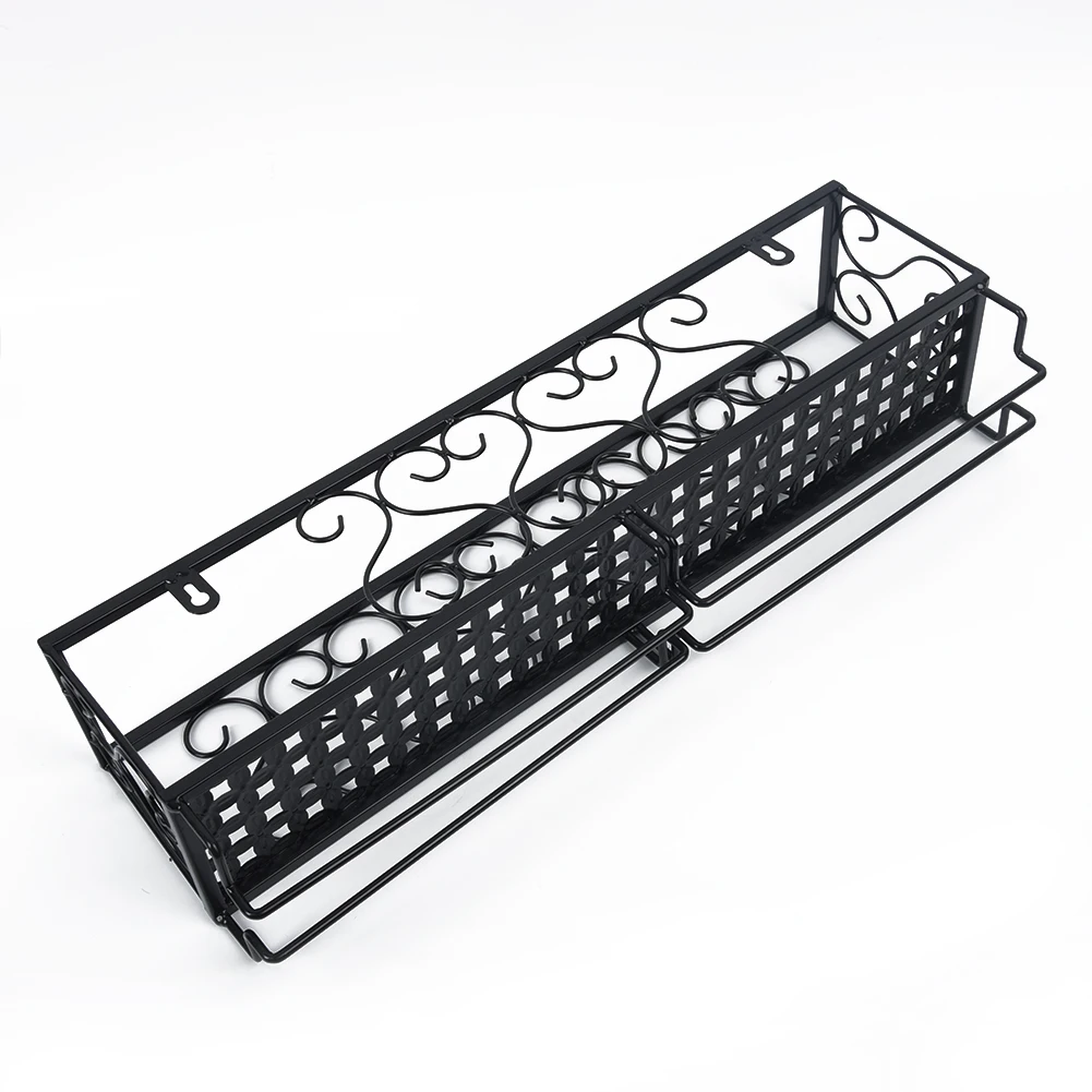 

Wall Mounted Metal Wine Rack Champagne Glass Bottle Storage Organizer Holder Bar