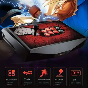 

PXN-X9 Arcade Game Controller Fight Stick Joystick for PS4 PS3 for Nintendo Switch for Xbox ONE 360 PC USB Game Controller