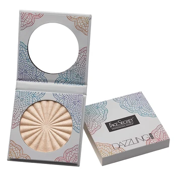 

New Makeup Face Bronzer And Highlighter Palette 3D Powder Make Up Glow Kit Natural Highlight Contour Palette Long Lasting