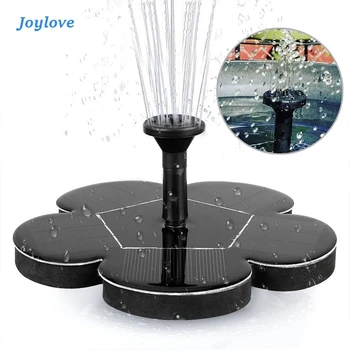 

JOYLOVE Garden Solar Fountain Water Fountain Plum Blossom Pump For Pool Pond Watering Outdoor Panel Pumps Kit Decoration