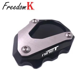 

For BMW R Nine T R nineT Rnine T RNINET 2014 2015 2016 CNC Kickstand Foot Side Stand Extension Pad Support Plate Enlarge Stand