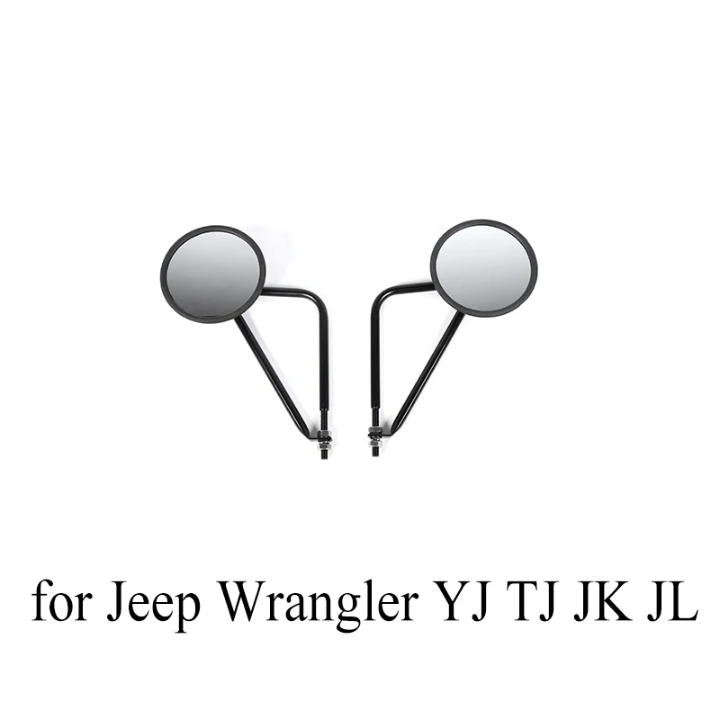 MOPAI зеркальная Крышка для Jeep Wrangler 1987+ Автомобильное зеркало заднего вида Регулировка слепого пятна для Jeep Wrangler YJ TJ JK JL 2007 - Цвет: B for YJ TJ JK JL