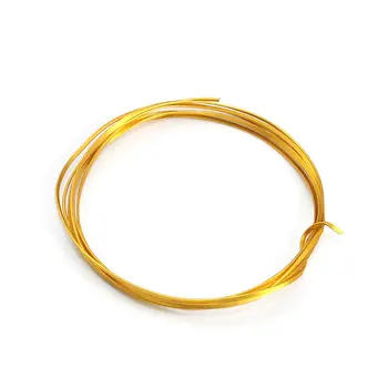 

New 1mm Zinc Alloy Wire Resin Jewelry Tool Gold For DIY Handmade Jewelry Making Crafts Tools, 3 Bundles (Approx 1 M/Bundle)