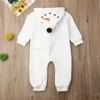 0-3Years Toddler Newborn Kid Baby Boy Girl Christmas Rompers Snowman Plush Long Sleeve Jumpsuit Warm Autumn Spring Costumes ► Photo 3/6