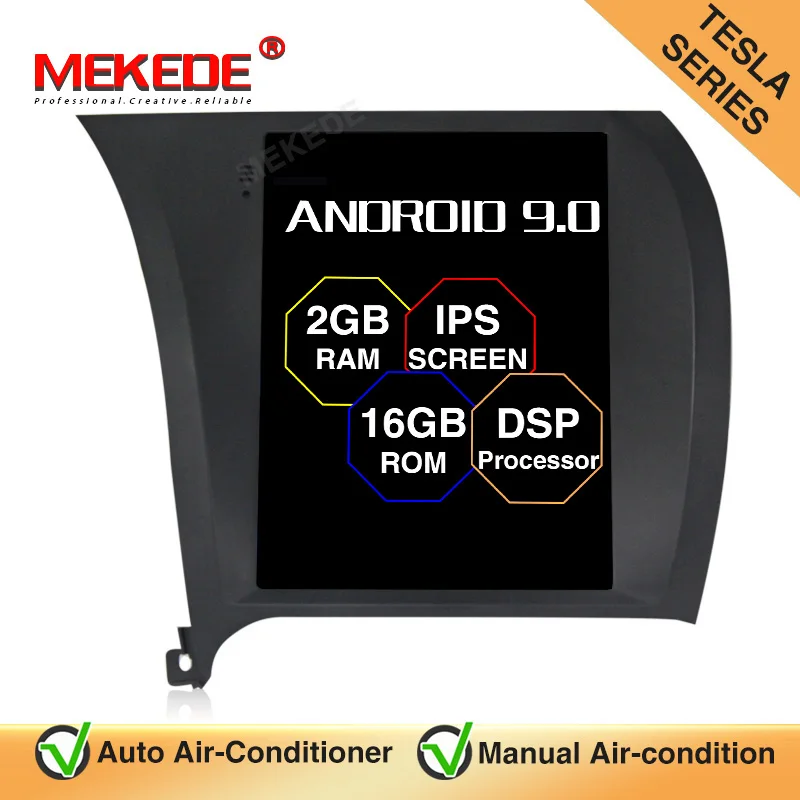 

MEKEDE Tesla style IPS Screen android 9.0 Car DVD Multimedia GPS Player For Kia K3 2013 2014 2015 GPS Navigation Radio Stereo