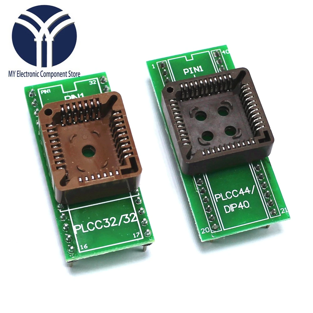 New Flap PLCC44 TO DIP40 Programmer Universal IC Converter Adapter Socket 