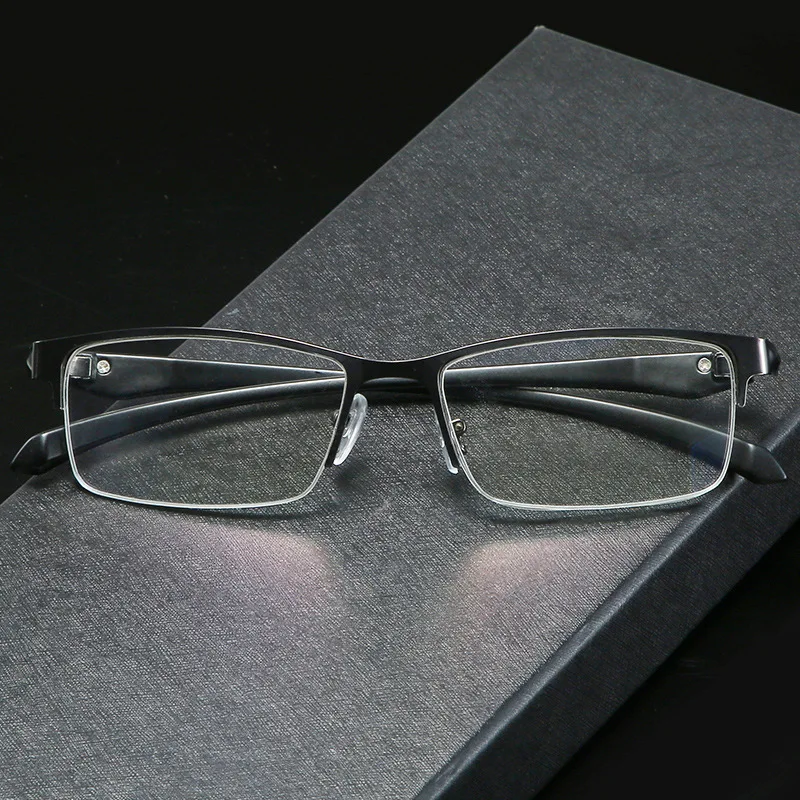 SAOIOAS, металлическая оправа, мужские очки для чтения, не сферические, 12 слоев, линзы с покрытием, винтажные, бизнес, дальнозоркость, очки по рецепту