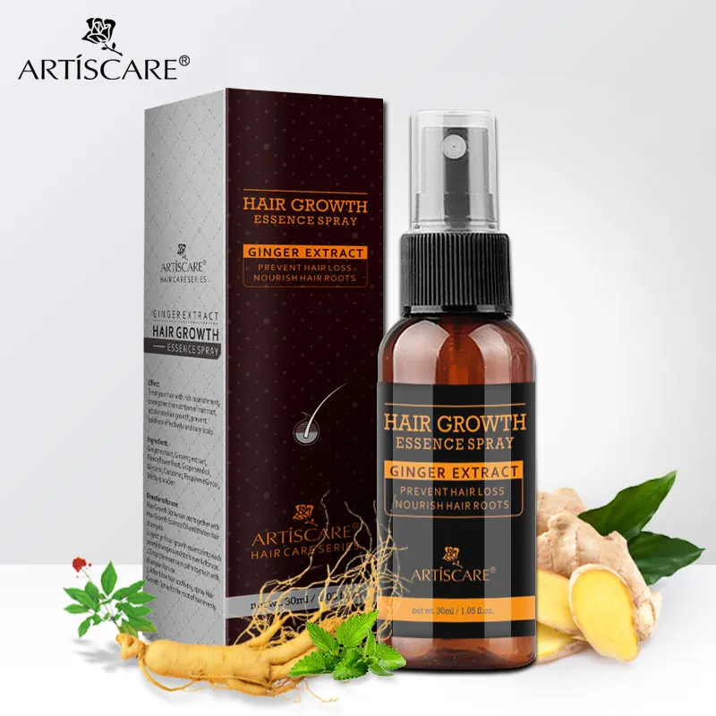 Спрей для роста волос ARTISCARE масло Кератиновое лечение предотвращает выпадение