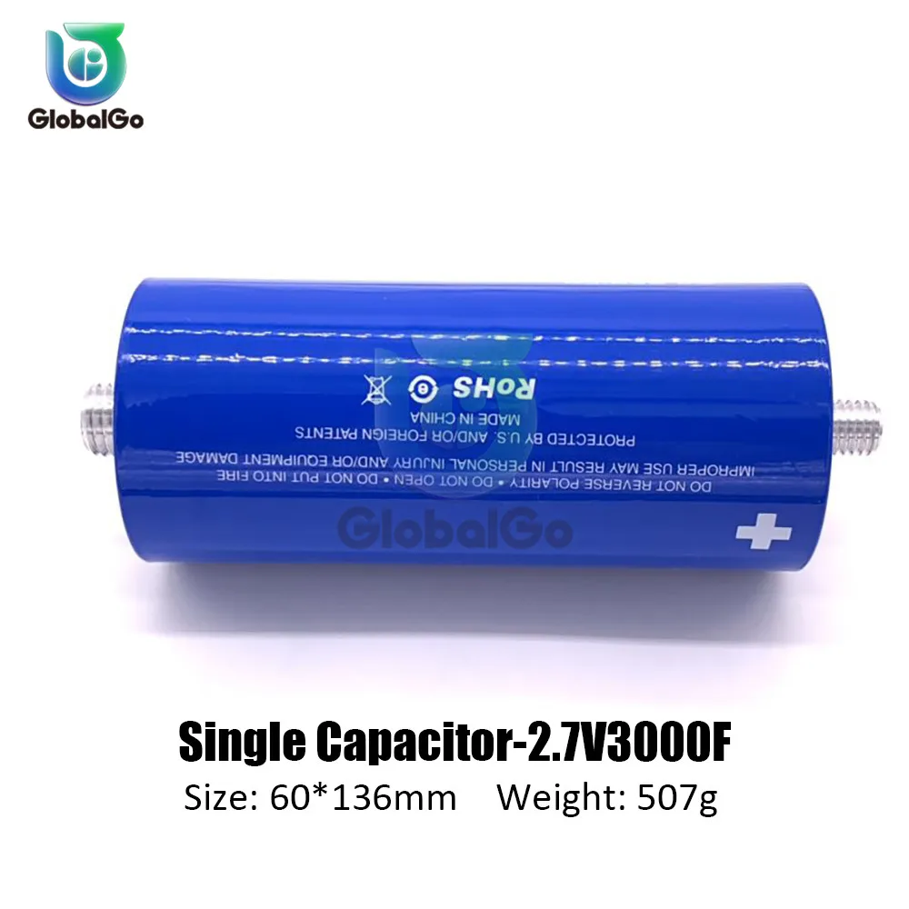2,85 V 3400F 2,7 V 3000F сверх яркий конденсатор 2,85 V 3400F смарт-трекер автомобильные игрушки моторный привод конденсаторы питание от аккумулятора