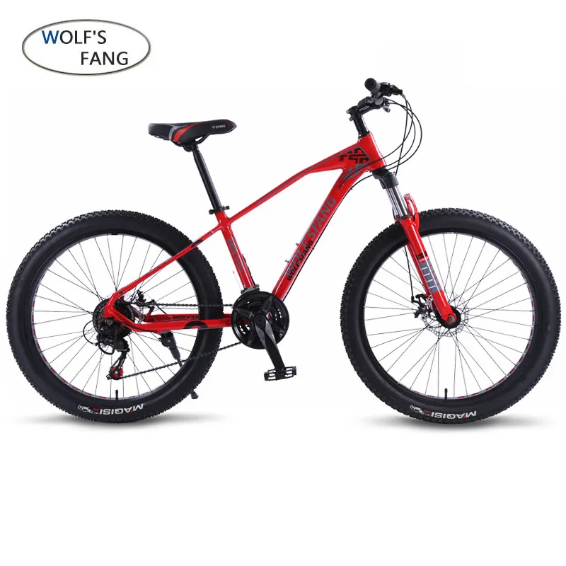 wolf's fang Bicycle Mountain bike Road Fat bikes 21 speed 26*3.0 Aluminum alloy bicycle Man fatbike road Bike Free shipping bike