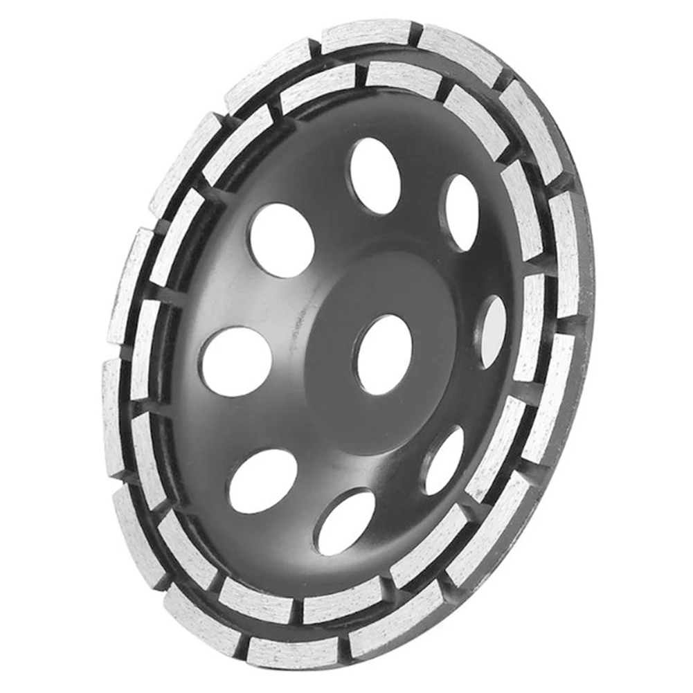 Диск абразивы Алмазная резка Металлообработка пилы двухрядный сегмент круглое колесо для шлифовки бетона прочные аксессуары чашки