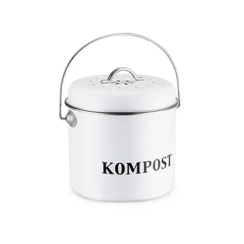 

Activated Carbon Trash Can Deodorant Mini Bucket With Lid Storage Bucket Unscented Kitchen Anti-odor Desktop Trash Can