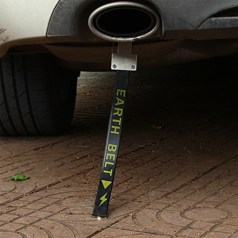 Car Anti static Strip Grounding Copper Wire Belt Eliminate Static Electricity Prevent Auto Ignition Safe Driving