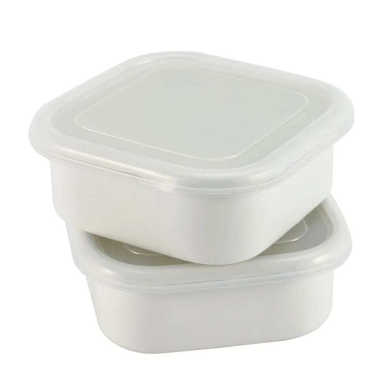 

Enamel Storage Box Enamel Butter Dish Butter Box Container Home Tool Useful Home Storage Box Multi-Function Preservation