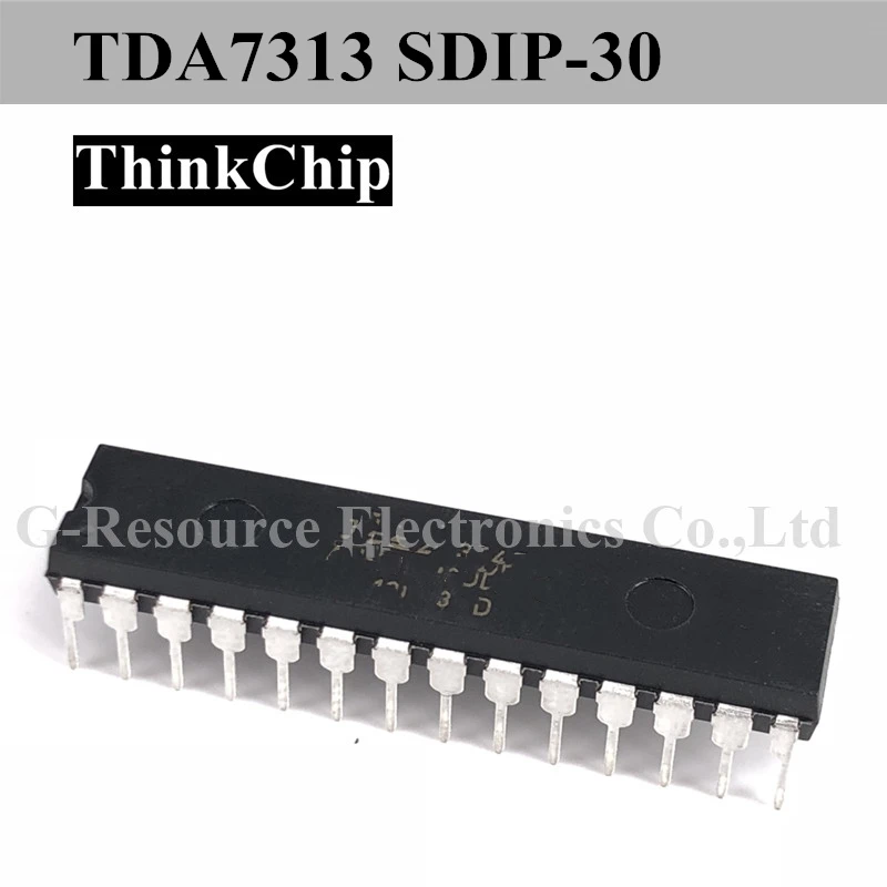 

(10 шт.) TDA7317 SDIP-30 7317 DIP30 пятиполосный графический эквалайзер с цифровым управлением