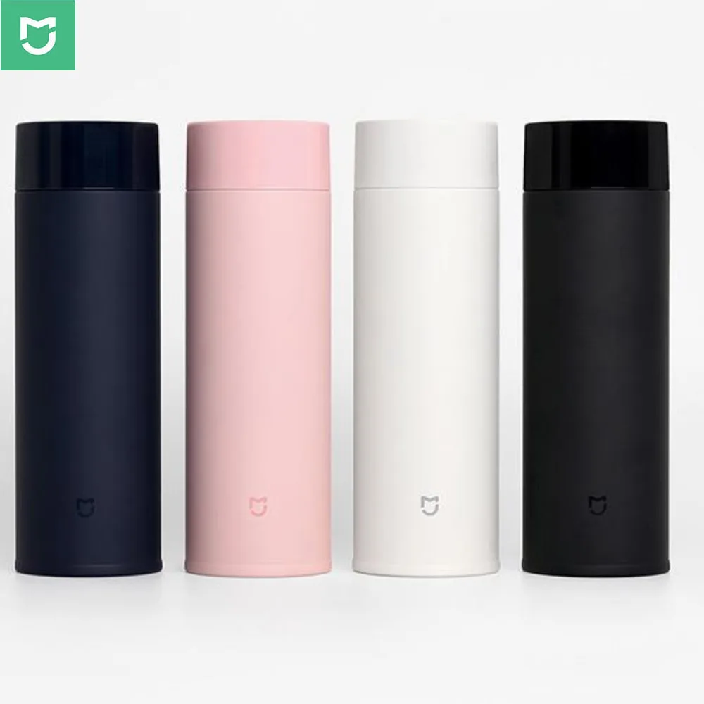 

In Stock Xiaomi Mijia Thermos Bottle Cup Small portable Insulation lock cold Lightweight Xiomi Mijia cup For Boy Girl Gift Sport