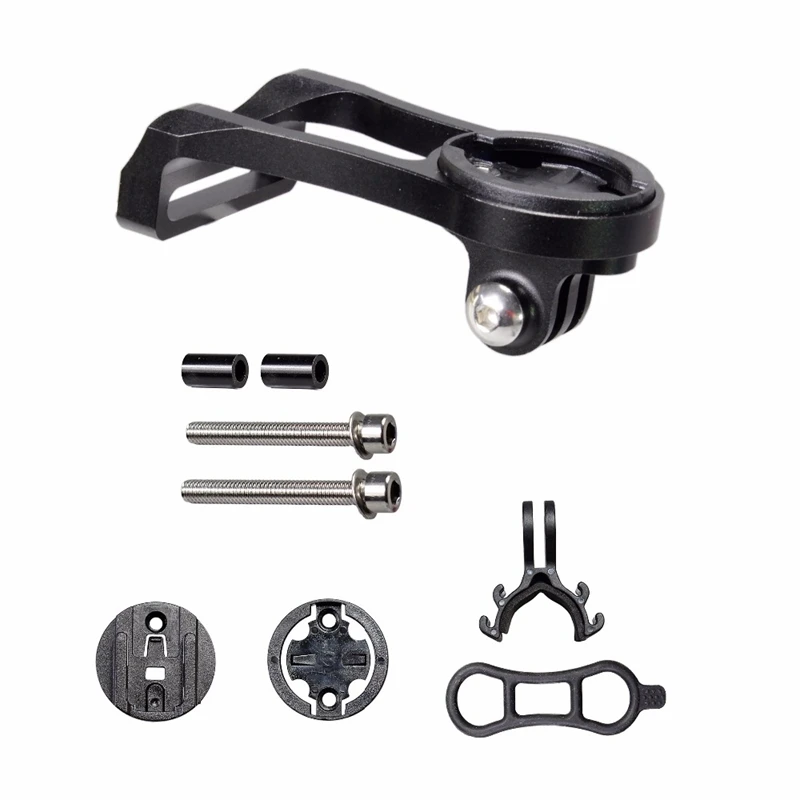 

bike Computer Camera Mount Holder Out front bike Mount from Bicycle mount accessories for iGPSPORT Garmin Bryton GoPro(black)