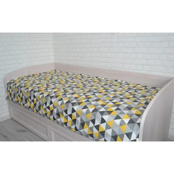 

Покрывало на кровать двустороннее "Геометрия" CozyNestRF, подростковое покрывало, водо- и грязеотталкивающая пропитка