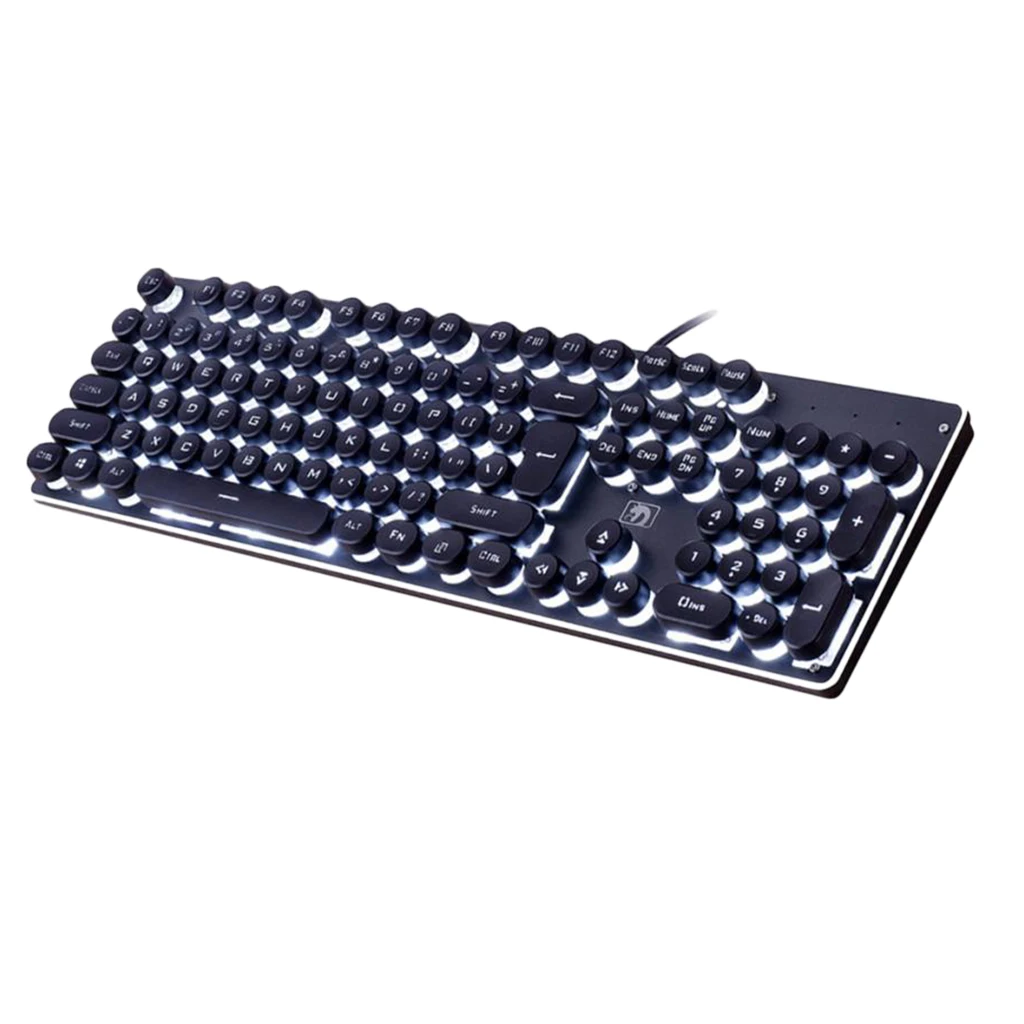 Backlit Computer Keyboard LED Illuminated Keyboard For Gaming Professional
