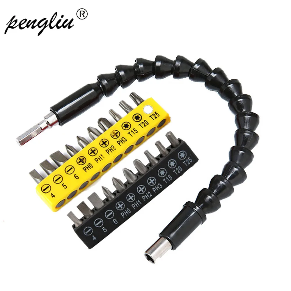 

10Pcs Magnetic Drill Screwdriver Set Bits Repair Tools 1/4" Hex Shank Screwdriver Bit Kit Hand Tools for Power Drills 25mm