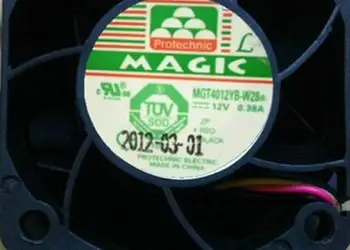 

Genuine 4028 MGT4012YB-W28 0.38A 40*40*28MM 4 line PWM temperature control fan 12V