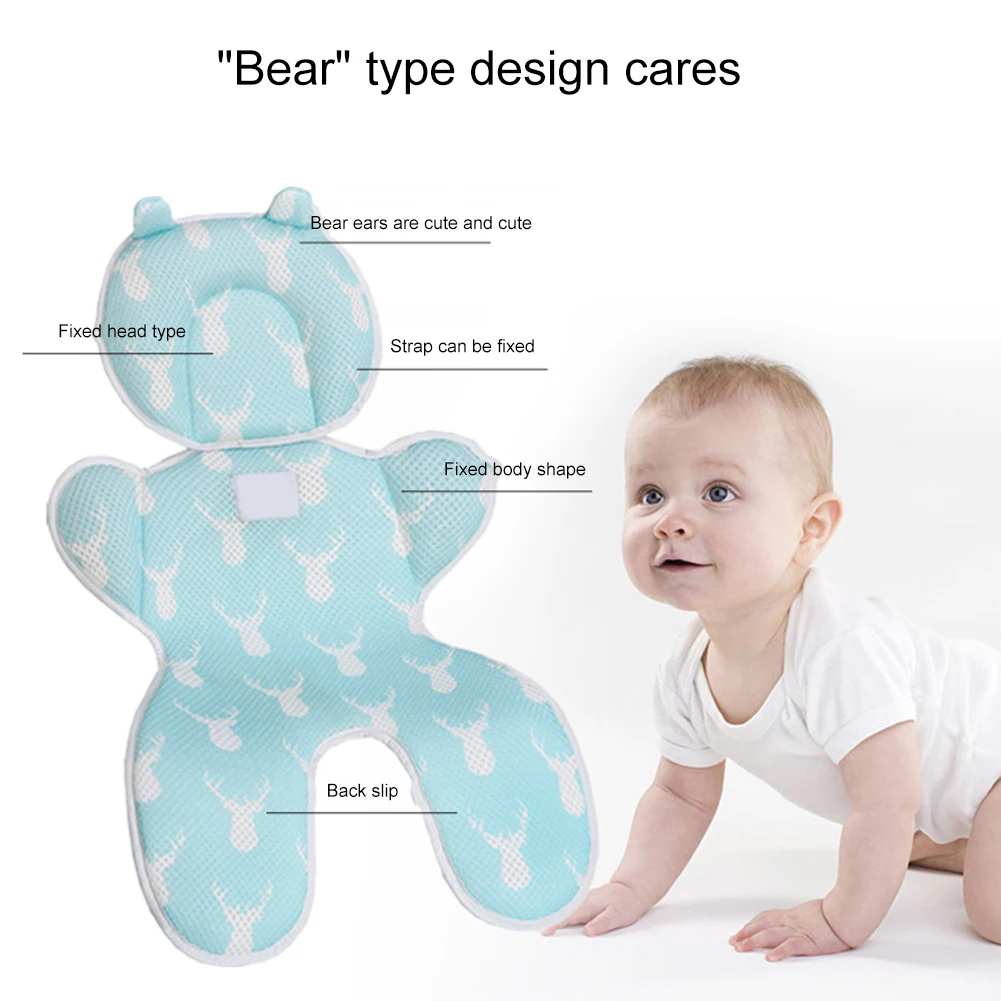  Baby Seat Pad Stroller Cushion Seat Cover Mat Breathable Soft Car Pad Pushchair Urine Pad