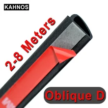 Car Door Rubber Auto Seal Sloping D Type Car Door Sealing Strip Weatherstrip Edge Trim Rubber Seal Adhesive For Car Rubber Seal Car Door Rubber Auto Seal Sloping D Type Car Door Sealing Strip Weatherstrip Edge Trim Rubber Seal Adhesive For Car Rubber Seal
