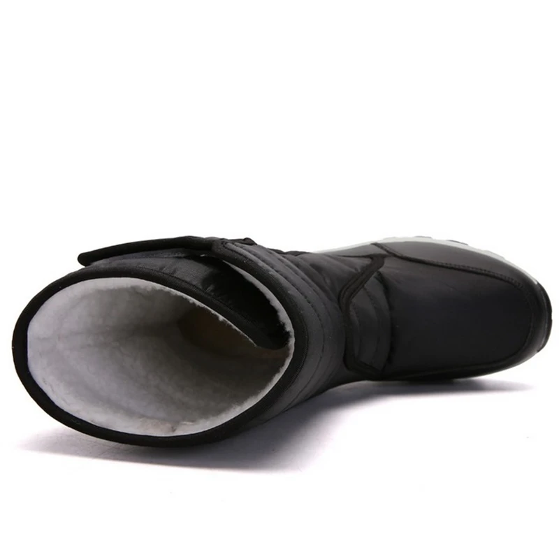 JIANBUDAN/ г. Новые теплые зимние ботинки больших размеров уличные водонепроницаемые женские хлопковые ботинки удобные женские ботинки с плюшевой подкладкой и высоким берцем