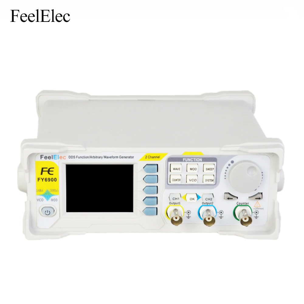 FeelTech FY6900 60M DDS двухканальный произвольный сигнал импульсный генератор