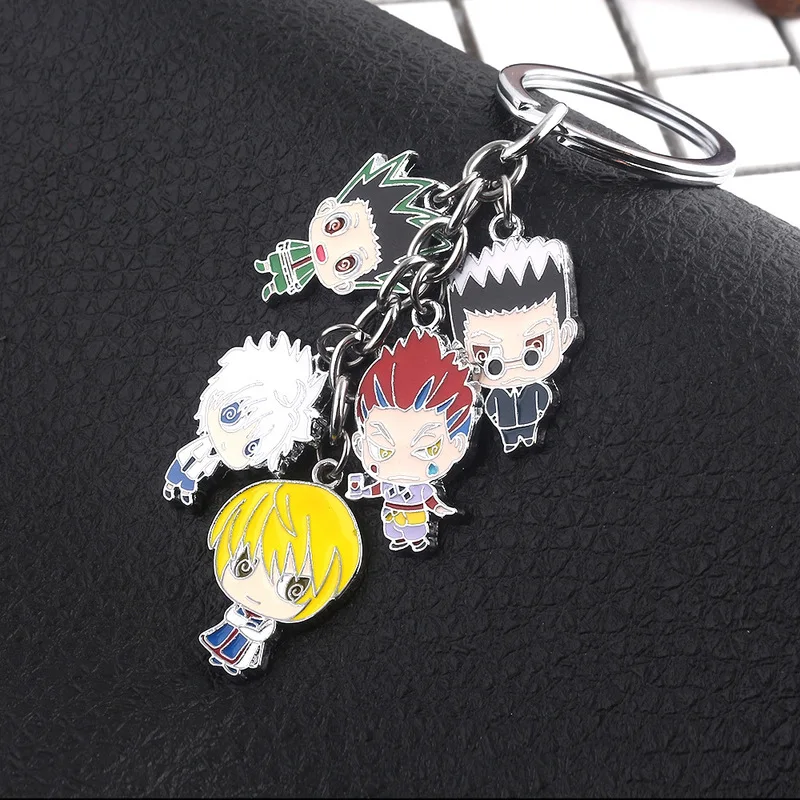 Hunter x GON FREECSS Killua Kurapika Leorio Hisoka модель куклы из сплава фигурка брелка для ключей