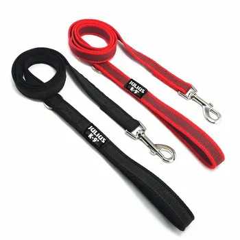 

High Quality Pet Dog JULIUS K9 Harness Collar Nylon Training Traction Rope Leash Medium Large Dog Traction Belt Strong Outdoor
