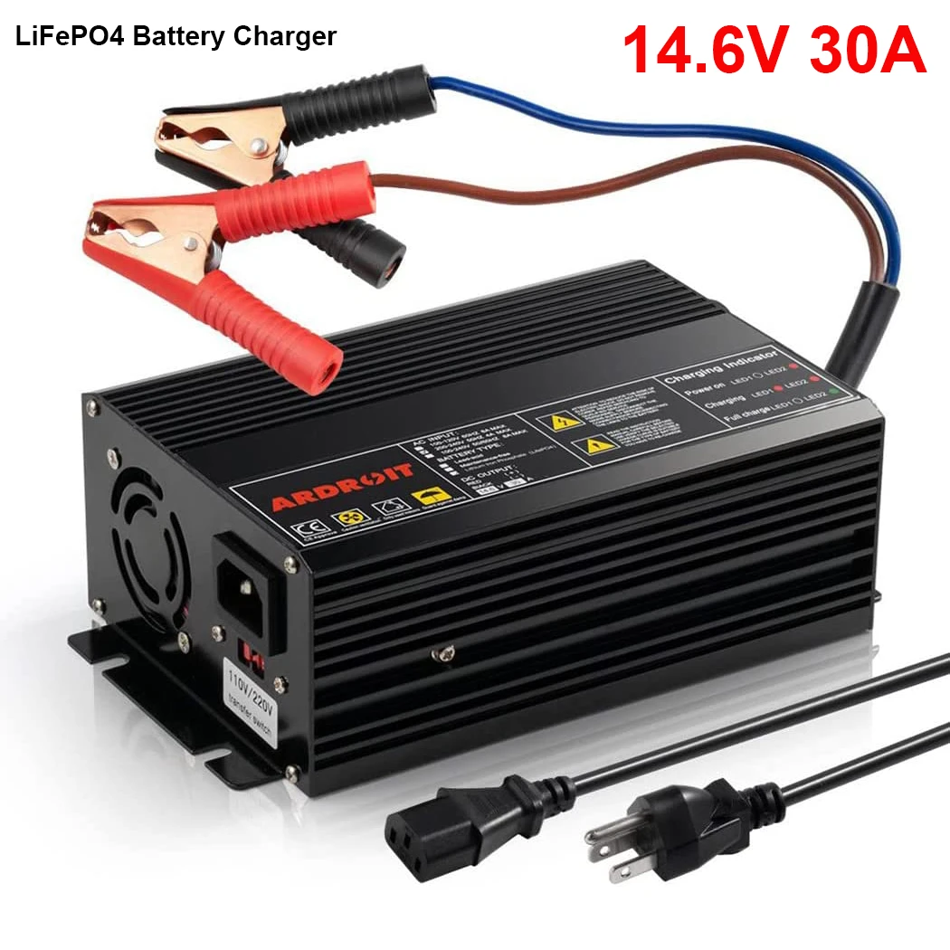 専用バッテリー充電器 14.6V 30A LIFEPO4充電器 - www.webdelcule.com