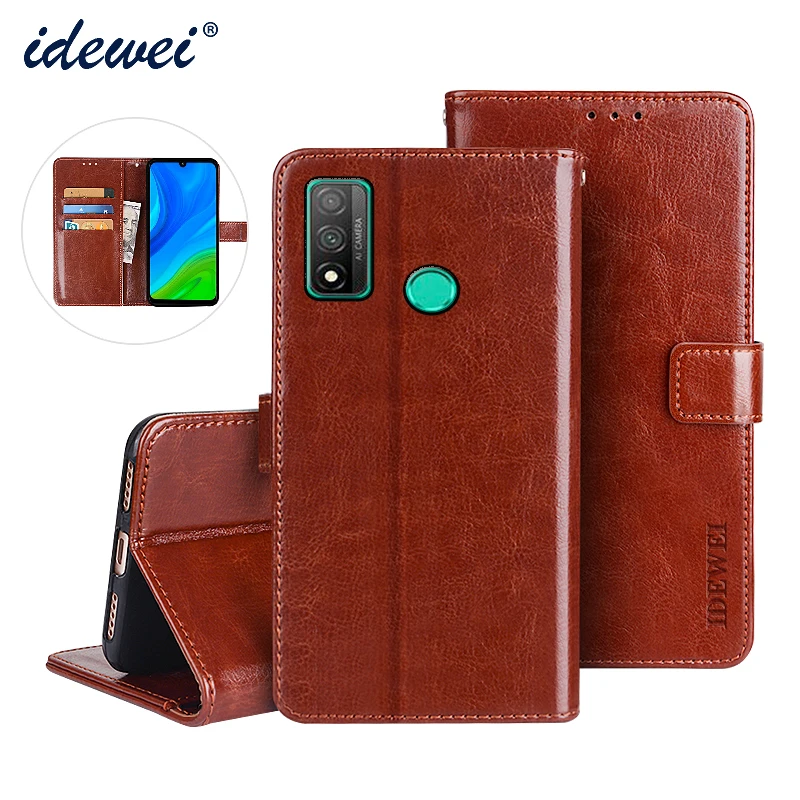 

Case For Huawei P Smart 2020 Cover Luxury Leather Phone Case For Huawei POT-LX1A Protective Flip Case Wallet Case