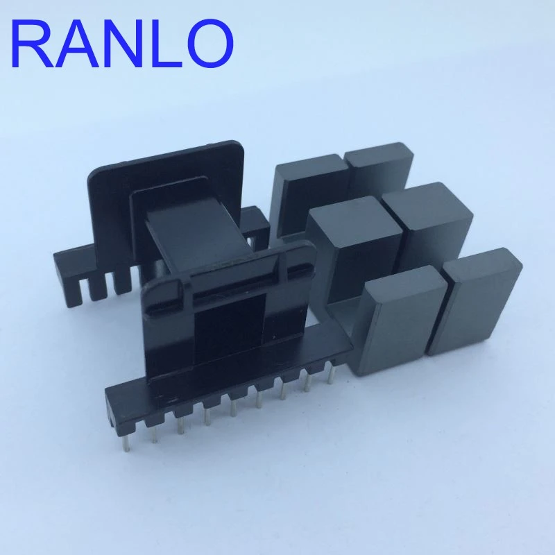 EE42 (EE4215) 18pin nua PC40 imã de ferrite core thru buraco horizontal