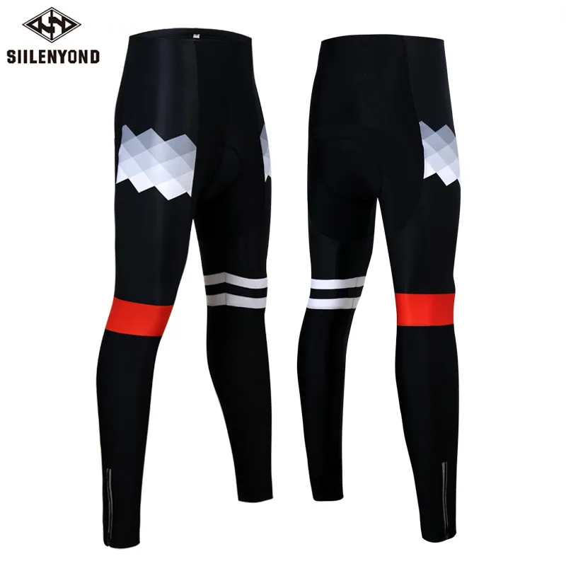 one piece pant Siilenyond Велоспорт комбинезон противоударный с 3D гель мягкий горный велосипед Cyce нагрудник колготки MTB велосипед Велоспорт нагрудник брюки - Цвет: one piece pant
