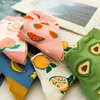 Women Funny Socks Spring Autumn Cartoon Socks Avocado Lemon Watermelon Peach Strawberry Banana Cotton Harajuku Casual Socks ► Photo 2/6