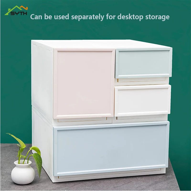

Desktop finishing box storage cabinet plastic drawer storage box creative diy multi-layer stackable free combination storage box
